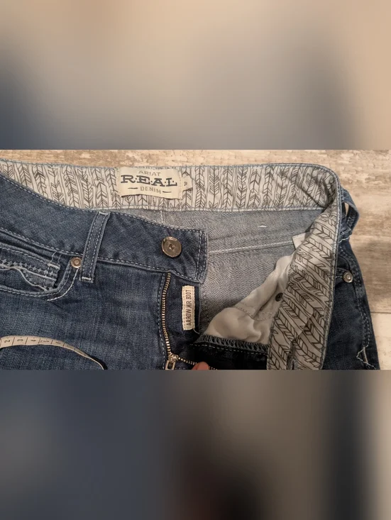 Ariat Dark Blue Bootcut Jeans for Women - Picture 6 of 8